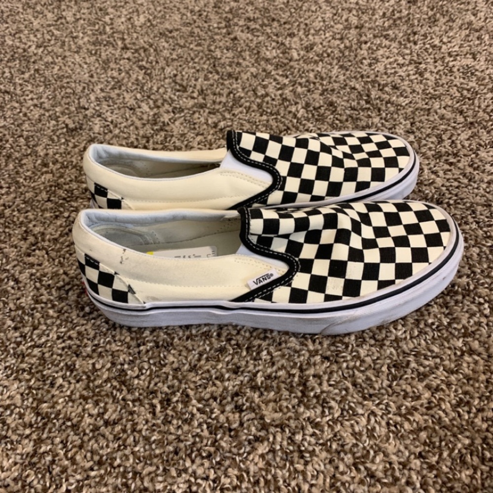 Checkered Vans - image 1